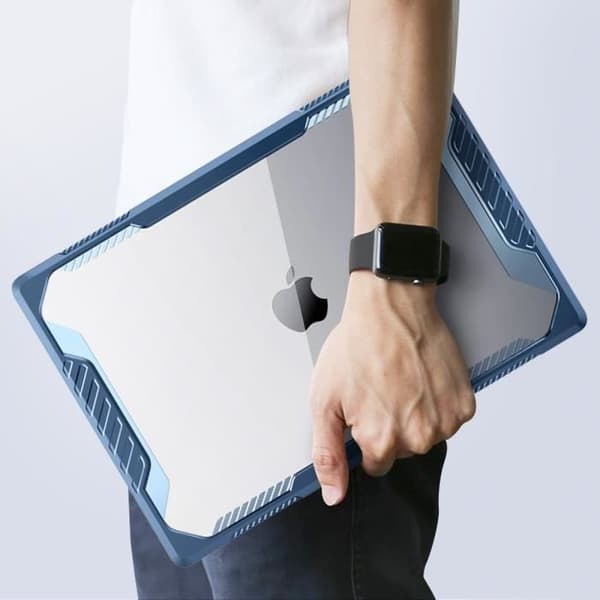 Bumper Case - SUPCASE - MacBook Pro 14" - Stötsäker - Gradient kontur - Blå
