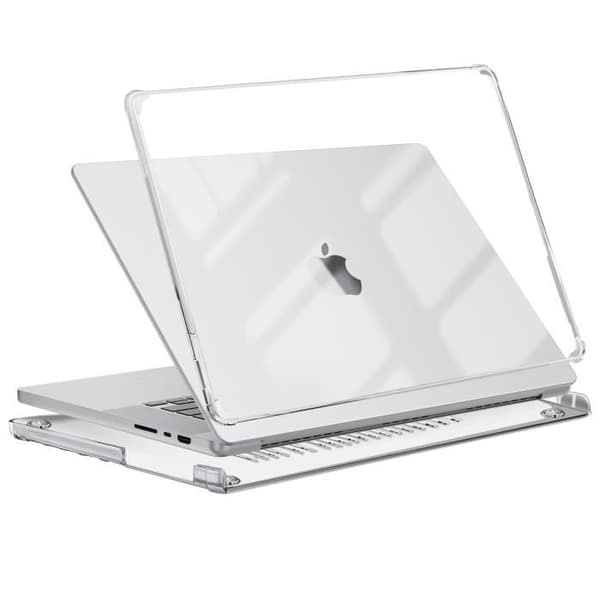 Helt fodral för MacBook Pro 14 2023 - SUPCASE - Unicorn Beetle Clear Fodral - Stötsäkert - Transparent