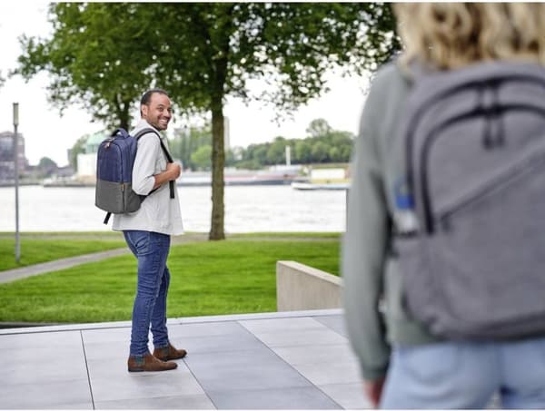 Trust Avana 16" Hållbar bärbar ryggsäck - ECO -Grå