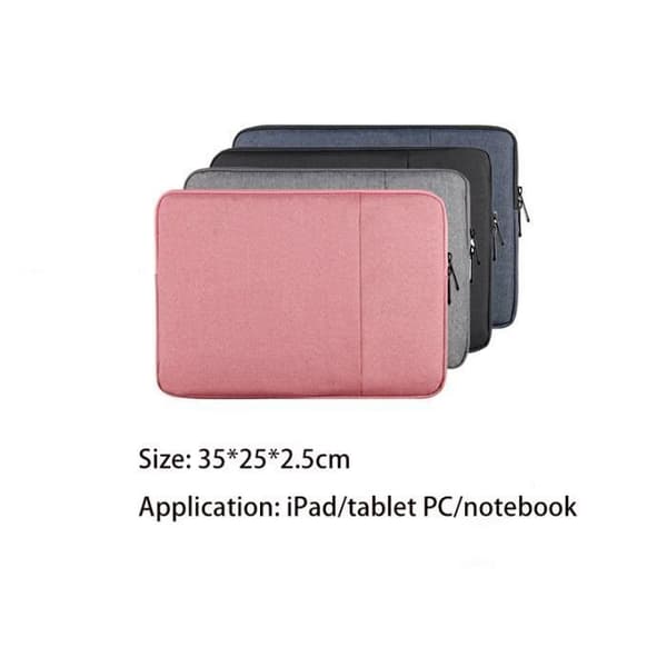 Laptopfodral - Ej specificerat - 13,3 tum - Nylon - Rosa - 2 fickor