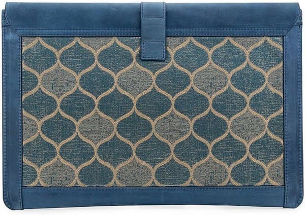 Londo - OTTO187 - Fille OTTO187 Ekte Skinnveske for MacBook Pro og Air - Blå, 13,3 og 13 Tommer