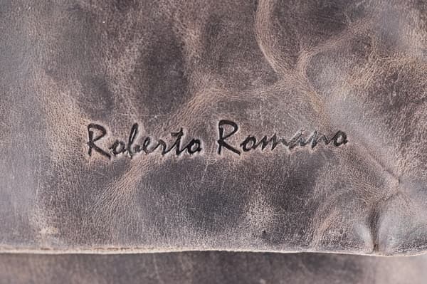 Juscha JU-48211 Laptop Portfölj Roberto Romano PALERMO Brun, Äkta Läder 28x41x8cm