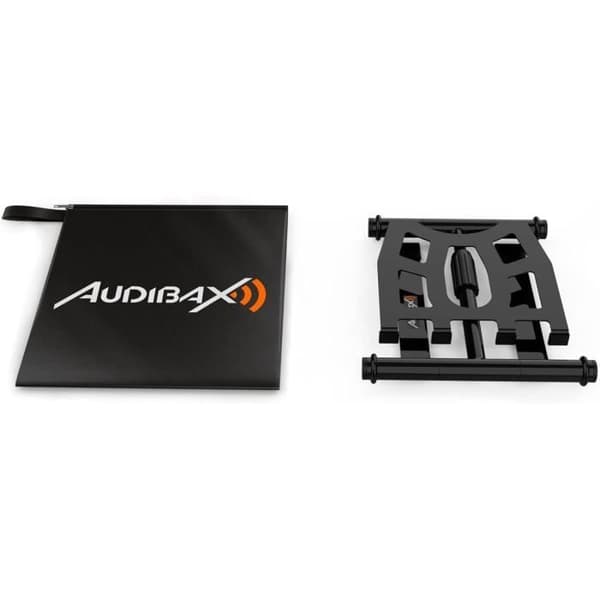 Stöd för bärbar dator - Audibax - TOP-30 - Aluminium - Justerbar 24,5-36 cm - Fällbar