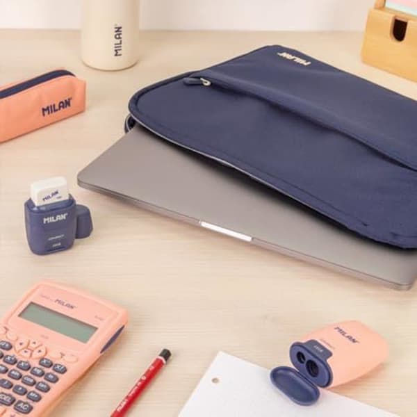 MILAN® 1918 Laptop Fodral Marinblå - Polyester - 34,5 x 26 x 2,5 cm
