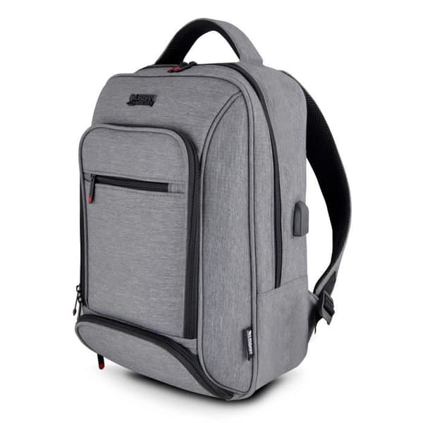 Ryggsäck för bärbar dator - URBAN FACTORY - MCE15UF - 15,6'' - USB-port - Grå melerat