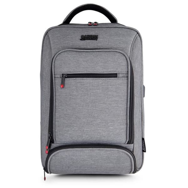 Ryggsäck för bärbar dator - URBAN FACTORY - MCE15UF - 15,6'' - USB-port - Grå melerat