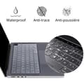 Miniatyrbild 4 av 5: Skyddskydd för Macbook Pro 14 (14,2) Pro 16 (16,2) Air 13 (13,6) - Transparent silikon tangentbord AZERTY EU-layout Phonillico