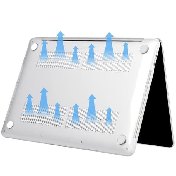 Coque för MacBook Pro 13 - Skydd 360 Hårt Fodral Transparent Phonillico®