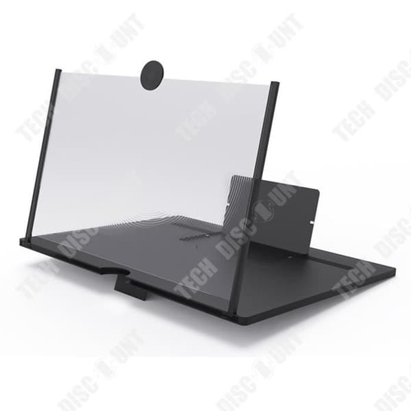 TD® 10 tums mobiltelefon skärmförstärkare svart stöd HD Blu-ray 3d display projektor extraherbar artefakt