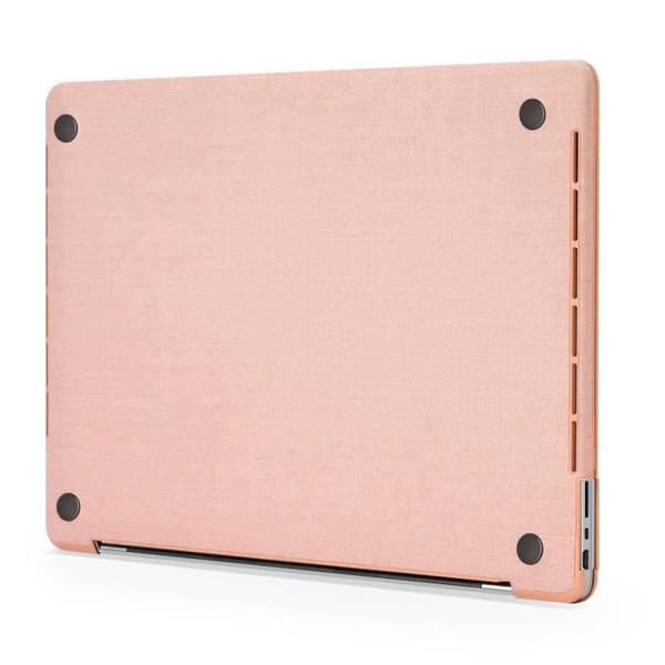 Skal för MacBook Pro 16 2019 Hård Lätt Ultra mjuk Tyg Finish Incase Ljus Rosa