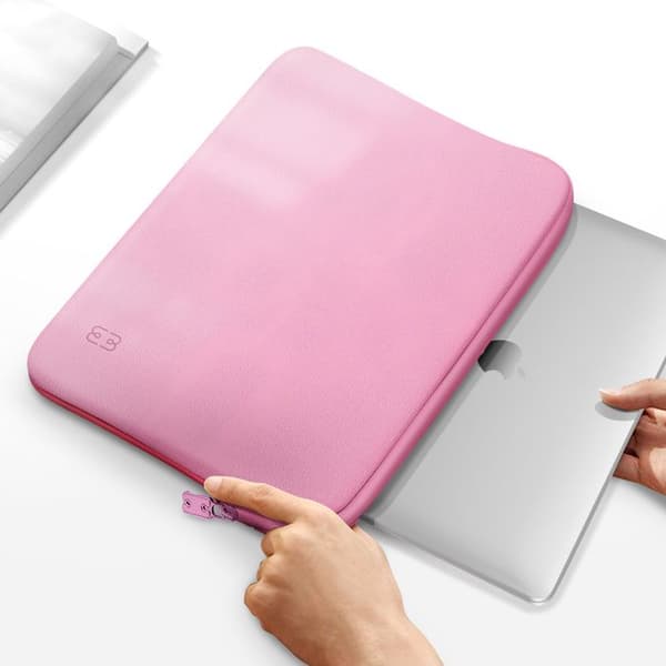 Pochette för MacBook 12 Ultratunn Soft touch Basic Slim MW Rosa