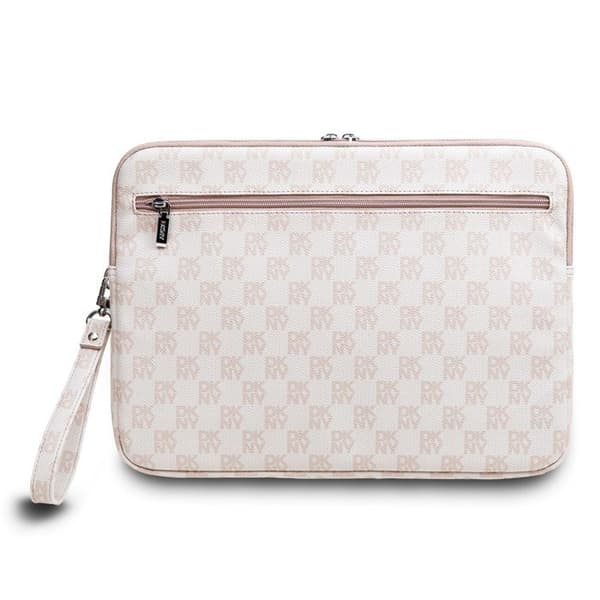 Hus för PC 13 / 14 tum Elegant med Rutig och Randig Design DKNY Rosa