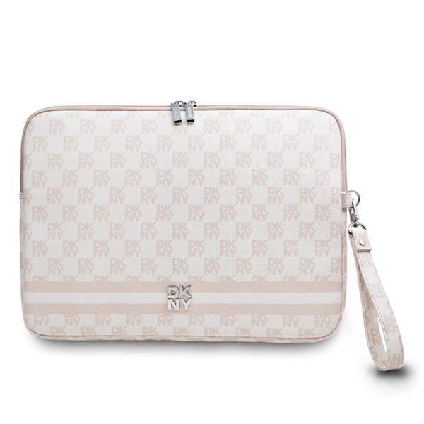 Hus för PC 13 / 14 tum Elegant med Rutig och Randig Design DKNY Rosa