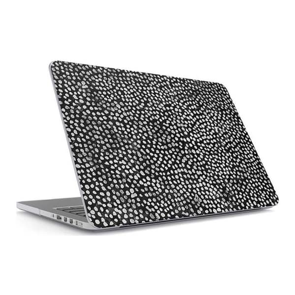Hårdt skal til MacBook Pro 13,6" med Night Sky mønster Burga Hvid / Sort