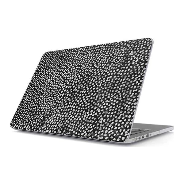 Hårdt skal til MacBook Pro 13,6" med Night Sky mønster Burga Hvid / Sort