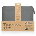 Miniatyrbild 5 av 5: Pochette för MacBook 12 Minnesskum Ultra tunn Basics MW Grå