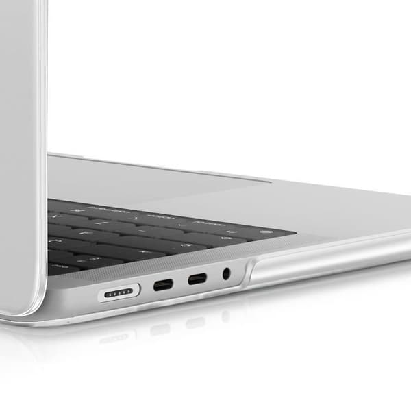 Coque för MacBook Pro 14 MW Hård Antislipfötter MW Transparent
