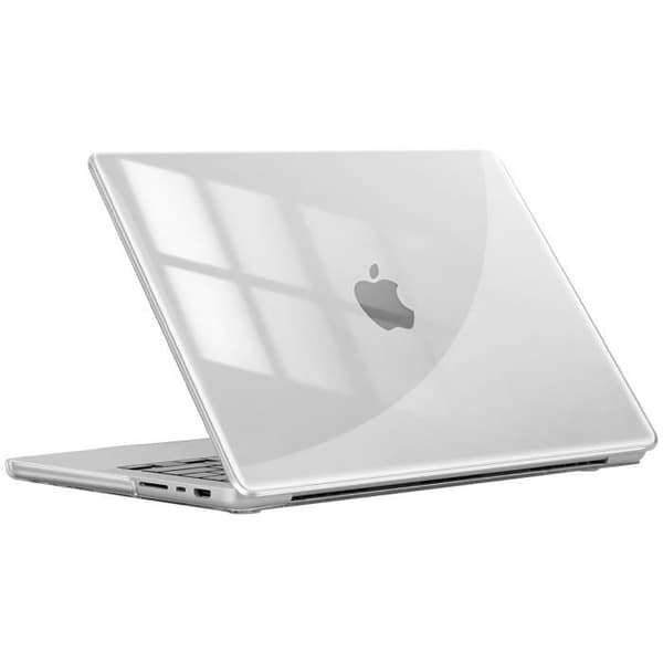 Skyddshölje för MacBook Pro 16 MW Hårt Med Halkfria Fötter MW Transparent