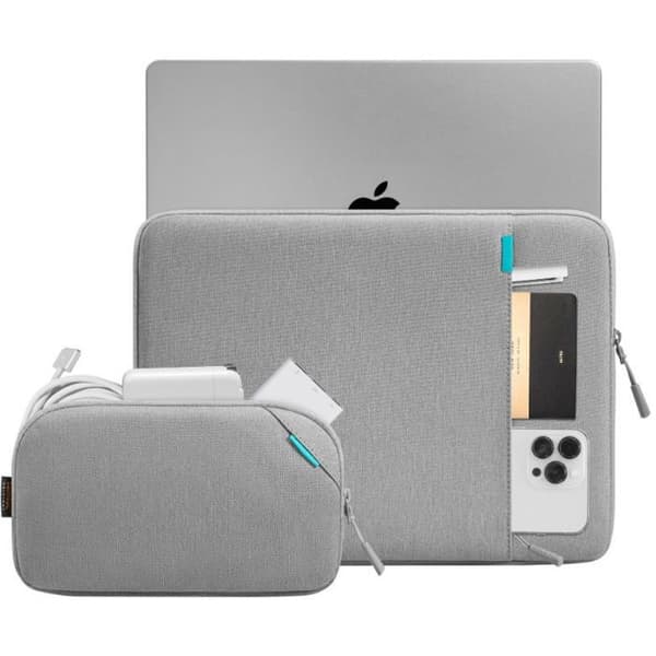 tomtoc Sleeve Kit - 13 MacBook Pro / Air, grå