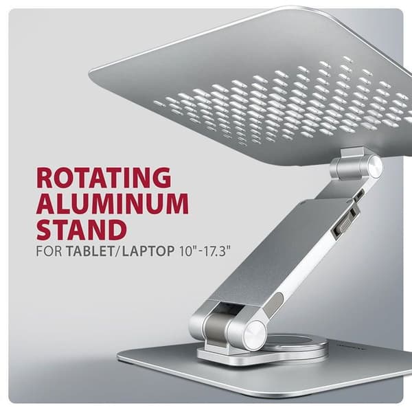 AXAGON STND-LR ALUMINIUM för bärbara datorer 10 - 17 Silver