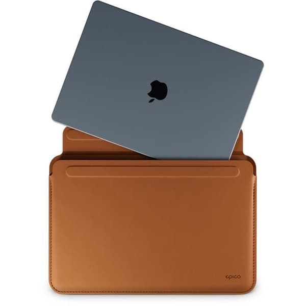 Läderfodral Epico för MacBook Air/Pro 13,3 - brun
