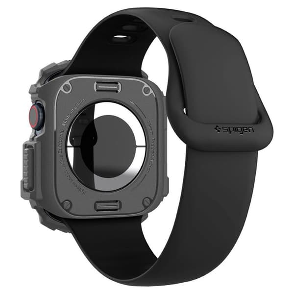 Coque för Apple Watch 10 46mm - Spigen Rugged Armor - Mörkgrå