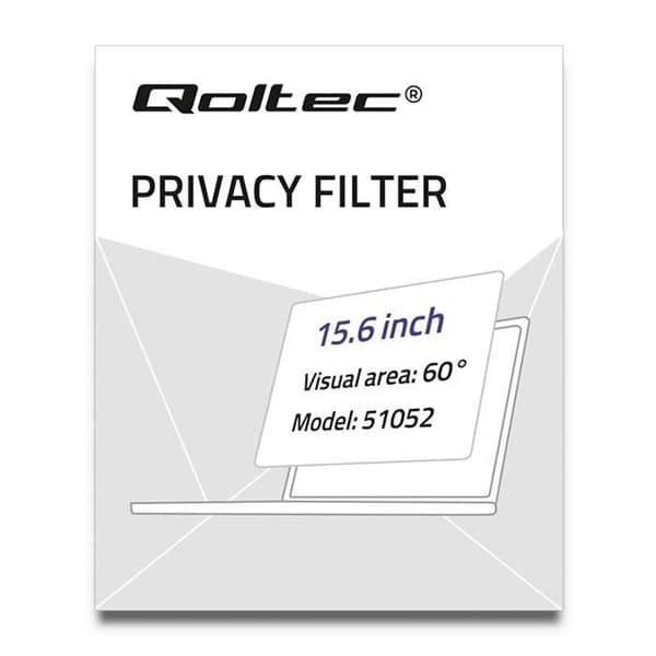 QOLTEC 51052 ANTI-GLARE SCREEN FILTER OCH SEKRETESSFILTER