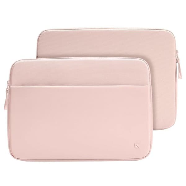 Hus för MacBook Pro 14'' Polyester Med Dragkedja Mjuk Touch Insida Incase Puderrosa