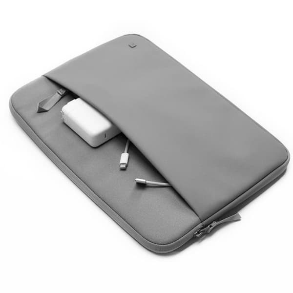 Housse för MacBook Pro 14'' Polyester med dragkedja Mjuk Touch Insidan Incase Grå