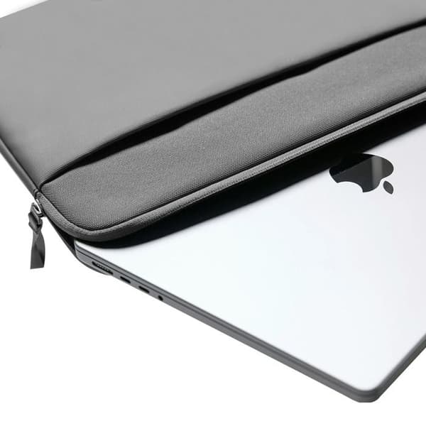 Housse för MacBook Pro 14'' Polyester med dragkedja Mjuk Touch Insidan Incase Grå