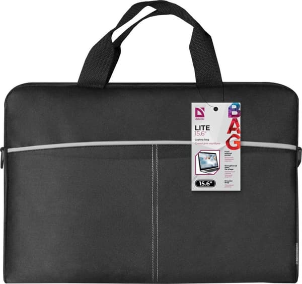 Defender Lite kannettavan tietokoneen laukku 39,6 cm (15,6) musta, harmaa