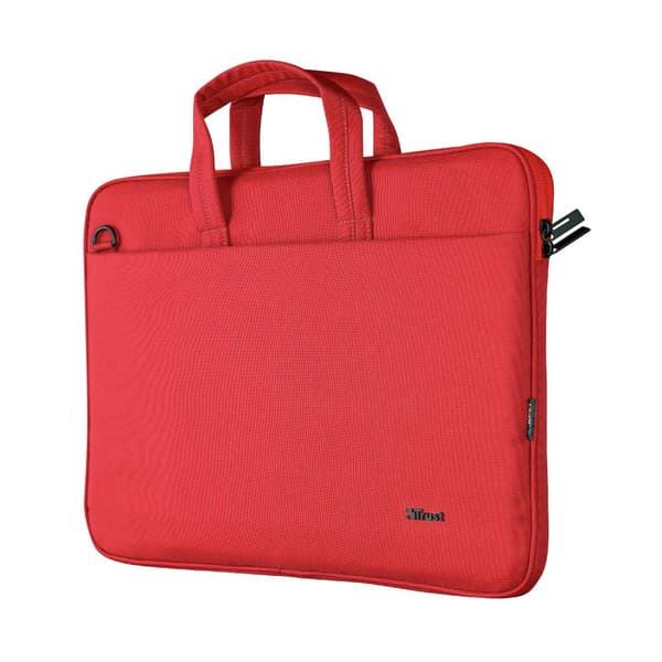 Trust Bologna Laptoptaske - Miljøvenlig Øko - Genbrugsmateriale - 16 tommer - Rød