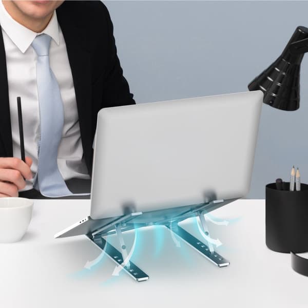 UNITEK OT155SL laptopstativ Silver