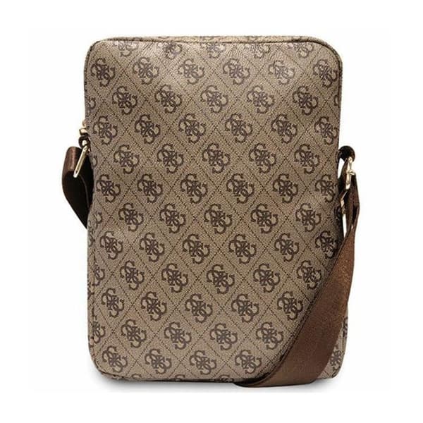 Guess - GUTB10P4RPSW - 10'' Brown 4G Stripes Tablet Bag-fodral, brun