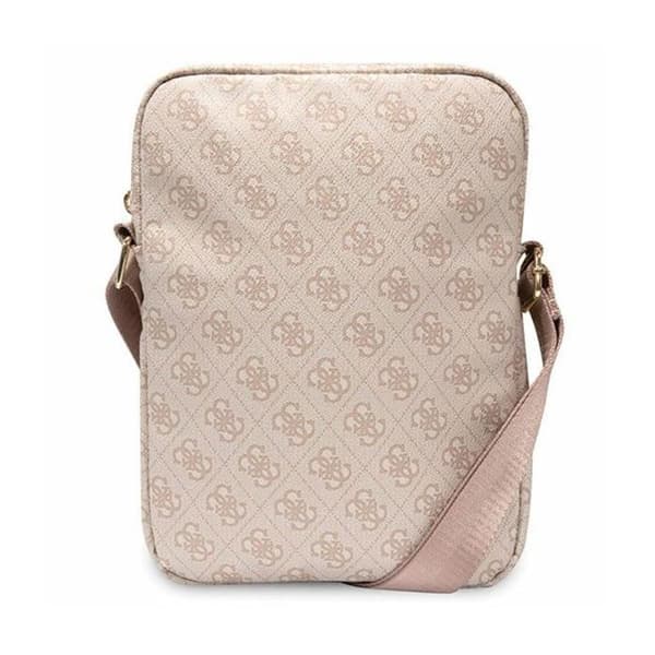 Guess GUTB10P4RPSP 10'' Pink 4G Stripes tablettväska, rosa