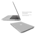 Miniatyrbild 3 av 3: MyGadget Mattskal för Apple Macbook Pro 15 - A1707 - Mac 2017 &amp; 2016 USB C &amp; Touch Bar - Hårtskal Täckning Transparent