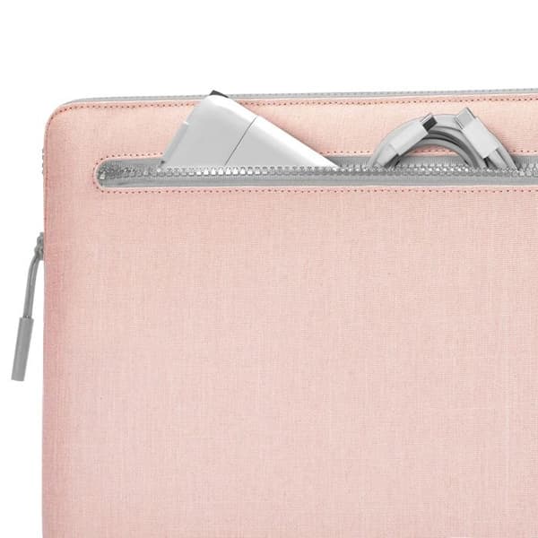 Housse för MacBook Pro 14'' Polyesterväv Zippad Kompakt Woolenex Incase Rosenröd
