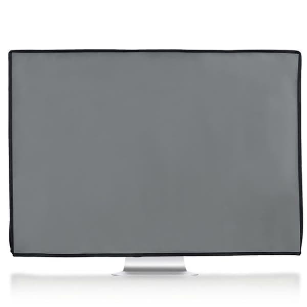 Kwmobile - 44635.22 - Datorskärmskydd kompatibelt med 27-28" bildskärm - PC-skärmskyddsskydd - Grå