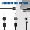 Miniatyrbilde 3 av 3: Replacement For Lenovo Chromebook 500e 81ES0007US 45W USB-C Type Charger Adapter Laptop Power Supply