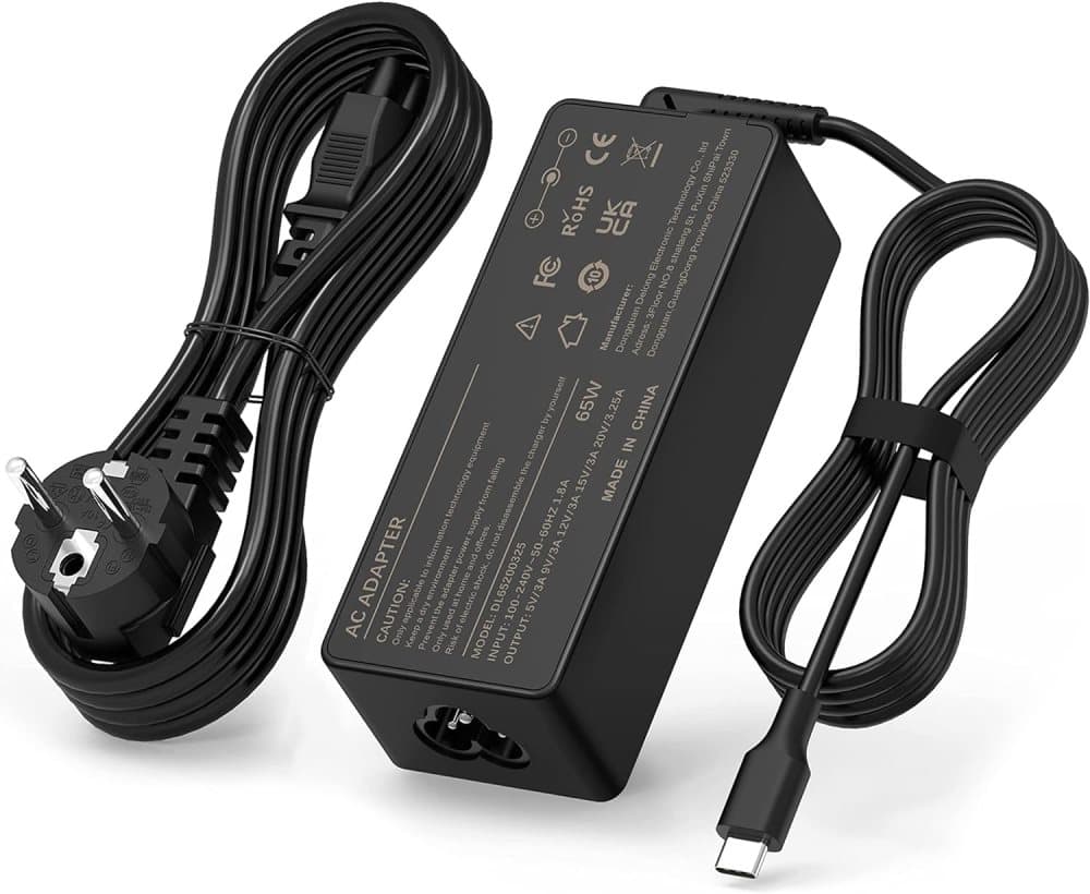 45W Compatible For HP Chromebook x360 14a-na Charger AC Adaptor USB-C Type-C Laptop Power Supply