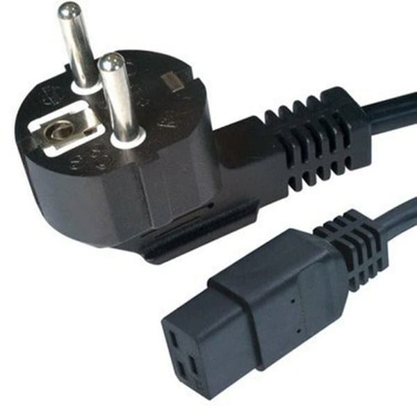 Elkabel GEMBIRD Type F/C19 1,8 m Svart C19