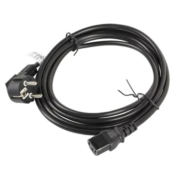 Virtajohto Lanberg CA-C13C-11CC-0030-BK Musta 3 m