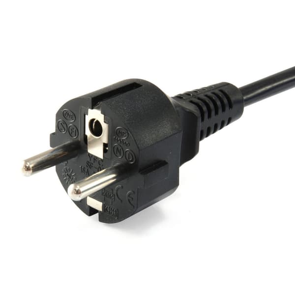 Strømledning Equip 11215107101 Svart 3 m
