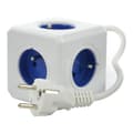 Miniatyrbillede 3 af 3: Forlængerledning Spand Allocacoc 2300BL/FREXPC Blå Hvid 1,5 m