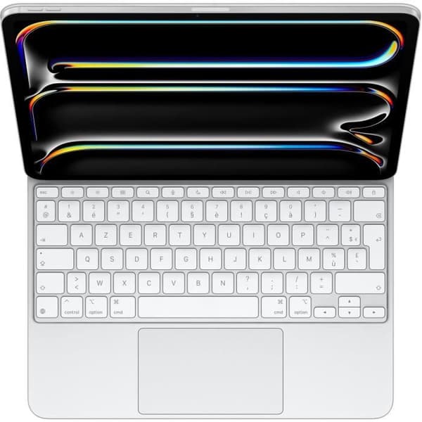 Apple Magic Keyboard tablettangentbord för iPad Pro 13 tum (M4) - Franska - Vit