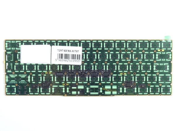MacBook Pro 15 A1707 (2016-2017) QWERTZ DE-tastatur med baggrundsbelysning