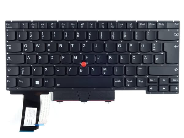 Tastatur tangentbord Lenovo ThinkPad E14 G3, E14 G4, E14 Gen3 Gen4 bakgrundsbelyst DE QWERTZ
