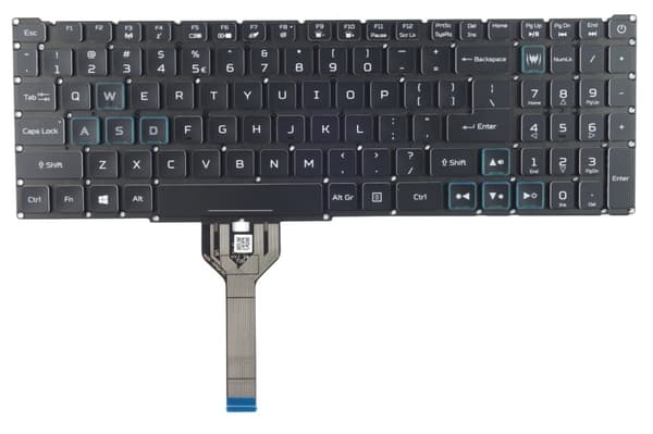 Tastatur til Acer AN515-55 AN515-57 AN515-58 LED QWERTY US bærbar computer