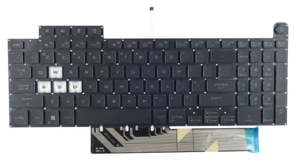 Tangentbord för Asus TUF Gaming FA507 FA507NV FA507XI LED QWERTY US laptop