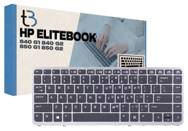 HP EliteBook 840 850 G1 G2 tastatur LED-baggrundsbelysning